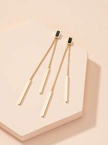 1 par de pendientes colgantes de mujer con borlas largas, diseño elegante para fiesta, boda, vacaciones, regreso a clases, Año Nuevo, regalo para amigos y familia