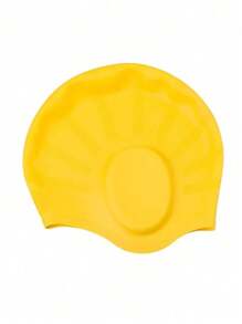 1PC, Silicone Swimming Cap With Ear Pockets For Adults And Teens - Protects Long Hair And Provides High Elasticity, Beach Essentials, Beach Accessories, Pool Float