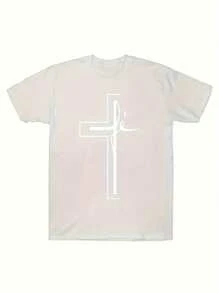 1 Item High Quality T-Shirt, Positioning Seal, Casual Holiday Cotton T-Shirt, Short Sleeve Summer, Autumn