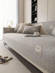 1 pieza Funda de sofá estilo bohemio - Poliéster de alta calidad, antideslizante, antisuciedad, apta para mascotas, adecuada para oficina, habitación, sala de estar, sillón hasta sofá de 3 plazas, para todas las estaciones, lavable a máquina