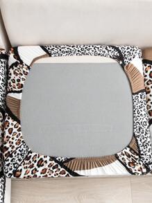 1 pezzo Cuscino decorativo in tessuto di seta di latte antiscivolo ed elastico per divano, con motivi floreali, a foglie o geometrici, multicolore, adatto per animali domestici, adatto per tutte le stagioni: primavera, estate, autunno e inverno