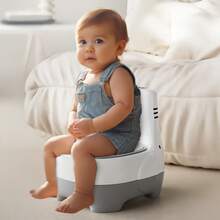 Ubravoo Elephant Potty For Child, Easy-Clean Toddler Toilet Training Potty With Backrest And Splash Guard, , Practical Removable Baby Potty With Lid & Music ButtonToilet Training Toilet(Without Battery)
