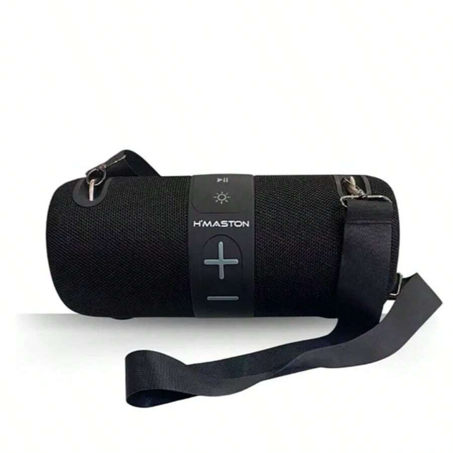 H'maston AM48 30W Portable Bluetooth Speaker With RGB LED Lights And Radio - Black - View 1