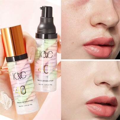 Primer, BB Cream y Corrector de color en 1 - Fórmula resistente al agua, de larga duración, que minimiza los poros y ilumina