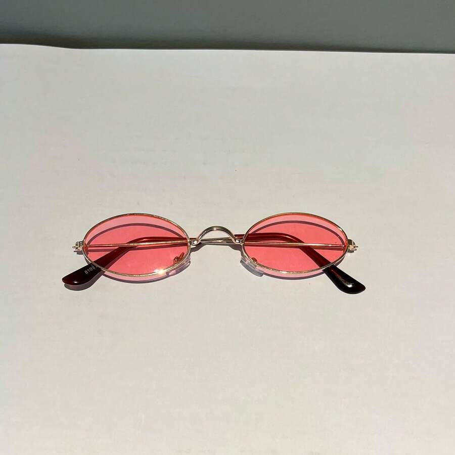 Small Round Villain Men Women Stylish Unique Original - Light Red - View 1
