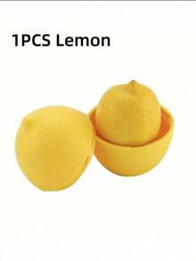 1 件装蔬菜水果保鲜盒柠檬洋葱大蒜甜椒苹果收纳盒可重复使用储物盒保鲜碗，有趣的蔬菜形状，圣诞节节日礼物，