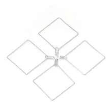 10pcs/Pack Copper Geometric Shape Earring Findings DIY Jewelry Base For Women - Multicolor - View 3