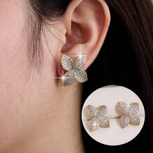 1 对优雅奢华女士耳环，适合宴会、婚礼和派对佩戴 - T41204-EH - 查看 6