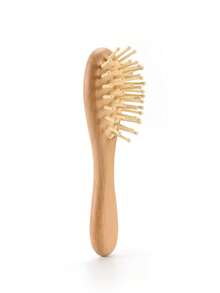 1/2/3pcs Wooden Wool Bath Brush, Exfoliating Massage Brush, Beechwood Flat Brush - Yellow - View 15