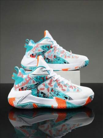 2025 New Versatile Basketball Shoes, Comfortable Non-Slip Men's Sports Shoes, Friction Sound Sole Men's Casual Shoes, Outdoor Thick Sole Elevator Shoes, Dominate Basketball Courts And Playgrounds, Asymmetrical Pattern