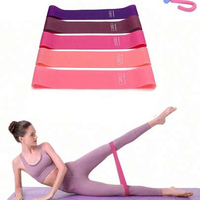 1 Dây kháng lực di động, Dây tập Squat Mông cho nữ, Thiết bị tập thể dục Yoga, Dây co giãn cho chân và tay, Phụ kiện tập thể dục