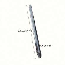 4pcs Car Exterior Accessory Edge Guards: Protect Your Bumper From Scratches & Collisions - Silver - View 2