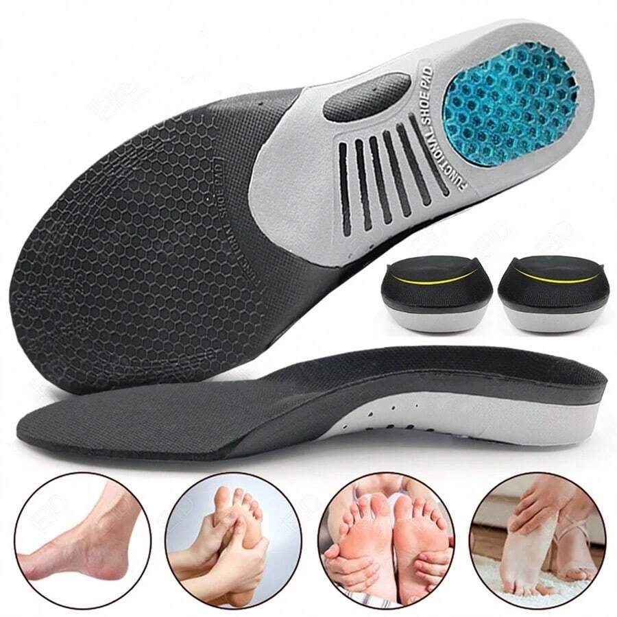 1 Pair Of Sole Support Insoles Arch Support Gel Comfort Insoles For Women And Men