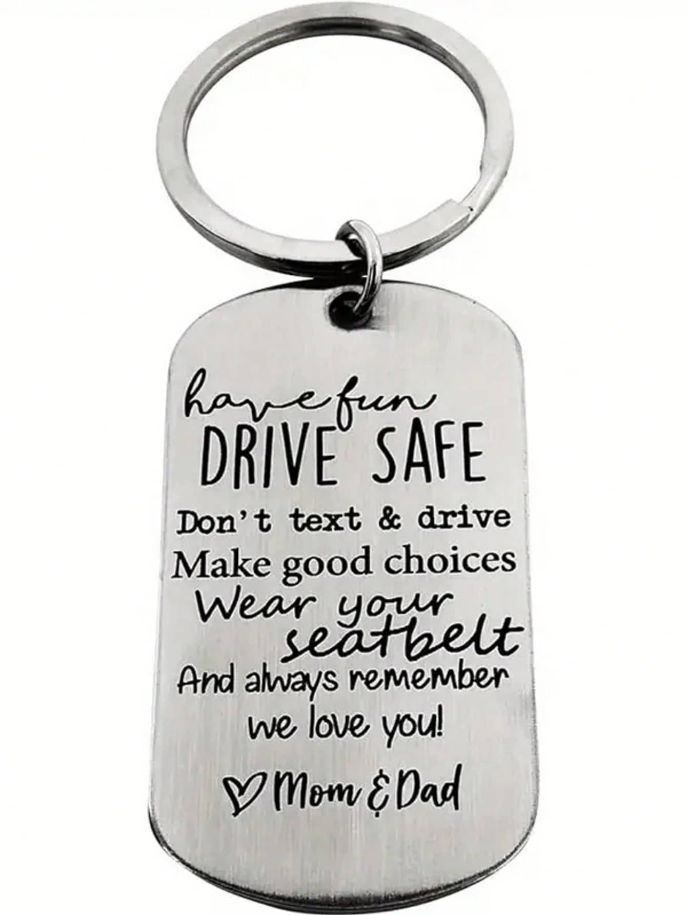 Creative Car Key Chain Gift For Son, Daughter, Teenagers, Heartfelt Reminder For 16 Year Old New Drivers, Perfect For Weddings, Birthdays, Graduations, Bachelorette Parties, Christmas, Halloween, Gifts For Best Friends, Siblings, Coworkers, Doctors, Nurses, Medical Students, Unique Novelty Decor For Bags, Parties, Birthdays