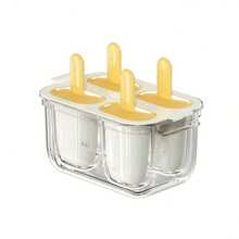 Easy-Release Ice Pop Maker Leak-Proof Lid, Freeze Safe For Juice & Fruit, Plastic, Makes 4 Homemade Ice Pops, Ice Pop Mold - Multicolor - View 11