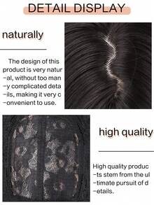 Synthetic Long Straight With Bangs Black & White Ombre Wig, Suitable For Women For Daily Use, Cosplay, Halloween, Christmas - 挑染白色 - 查看 9