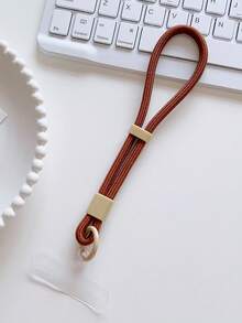 1 件短款坚固夹柄腕带，多用途，可装手机、钥匙、水瓶，可作为送给母亲、家人、朋友、生日、节日的礼物，手机挂饰，手机链