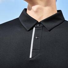 XTEP Camisa polo de manga corta para hombre Xtep, nueva llegada 2025 Camiseta con cuello de entrenamiento de verano para acondicionamiento físico de manga corta, parte superior deportiva 875229020076