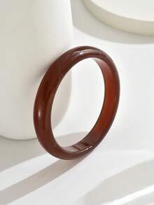 1 件欧美复古几何手链，适合日常佩戴 - 棕色 - 查看 5