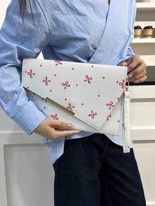 New Stylish Elegant Clutch Bag Large Capacity Envelope Design Niche Fashionable High-End Formal Party Handbag