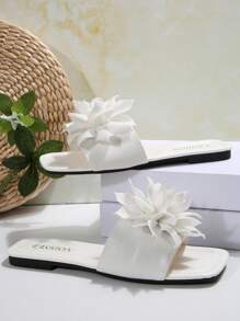2025 New Beach Wedding Casual Slippers For Women, Gorgeous Net Fabric Bowknot Strap Flat Non-Slip Summer Sandals