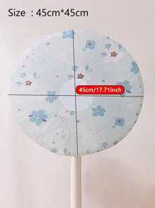 1pc Circular Electric Fan Dust Cover, Floor Standing Or Tabletop, Universal Protective Storage Case And Anti-Pinching Cover