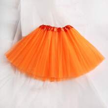 1pc Women, Teen & Adults Classic Elastic 3-Layer Tulle Skirt