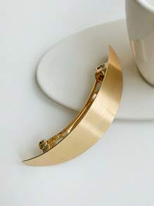 Vintage Elegant Gold Metal Spring Clip, Blogger Style Geometric Metal Spring Hair Clips, Suitable For All Seasons,Hair Accessories,Hair Barrettes