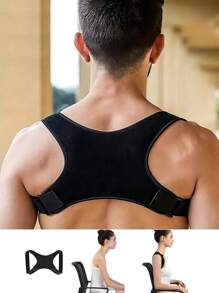 Unisex Haltungskorrektur, einstellbare & atmungsaktive Haltungsorthese - nahtlos für Oberkörper, Wirbelsäule, bequeme Hals- & Schulterstütze - geeignet für täglichen Gebrauch, stabilisiert Schlüsselbein - fördert gesunde Haltung, verhindert Buckelbildung