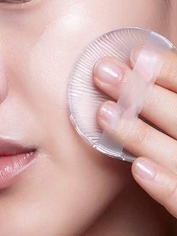 1pc/2pcs/3pcs Silicone Makeup Sponge, Non-Absorbing Crystal Air Cushion BB Cream Jelly Makeup Puff, Soft & Comfortable Makeup Blender Tool, Reusable & Easy To Clean By Water Washing