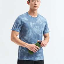 XTEP Xtep Short Sleeved Men's Summer Official Running Breathable Sweat Wicking Round Neck Sports T-Shirt 976229010394