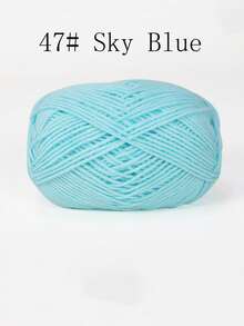 1/3 包 50 克 4 股钩针线，包含 3 毫米钩针 + 记号扣，初学者钩针工具套装，多种优质腈纶线，柔软舒适，适用于钩针编织项目、DIY 手工艺品、围巾、礼品（多种颜色可选）