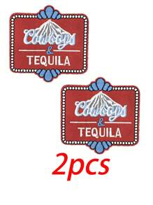 Mixed Design Iron-On Patches For Trucker Hats, Mama Patch, Western Patch, 'SAVE WATER DRINK BEER' Patch, Fun Ironing/Sewing Embroidery Patch, Suitable For Truck Hat, Backpack And Clothing DIY Decoration