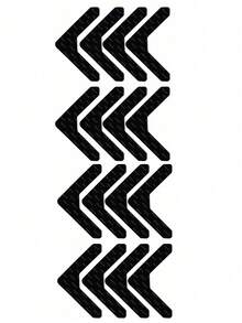 12 piezas de Agarradores reutilizables de PU antideslizantes y lavables para alfombras, almohadillas adhesivas antideslizantes para alfombras, adhesivos dobles no adhesivos para esterillas de yoga - Multicolor - Ver 9