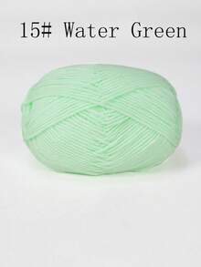 1/3 包 50 克 4 股钩针线，包含 3 毫米钩针 + 记号扣，初学者钩针工具套装，多种优质腈纶线，柔软舒适，适用于钩针编织项目、DIY 手工艺品、围巾、礼品（多种颜色可选）
