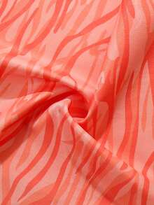 8pcs Women Seamless Stripe & Leopard Print Breathable Silk Comfortable Underwear - Multicolor - View 8