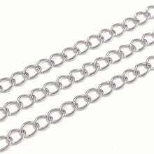 100cm/Pack Stainless Steel Polished Necklace Chain For DIY Jewelry Making Accessories - Silver - View 8