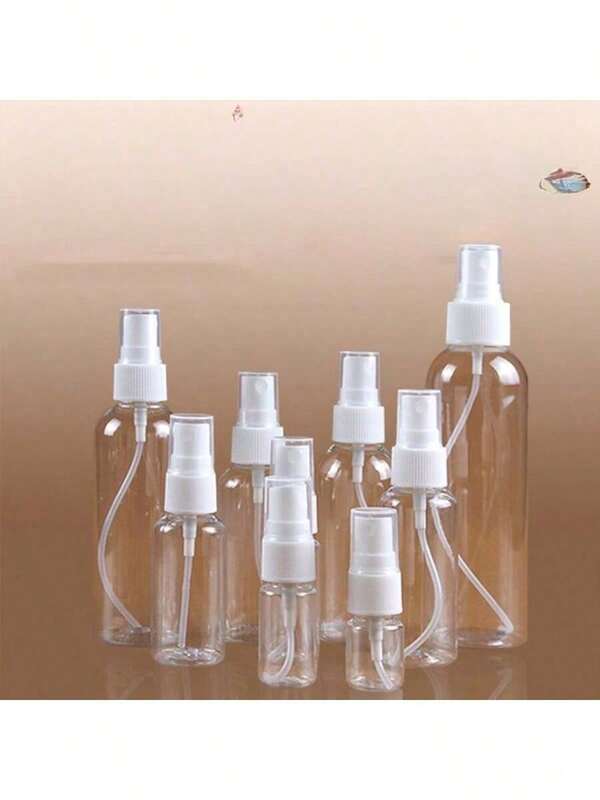 Botellas pulverizadoras transparentes en tamaños de 20ml, 30ml, 50ml, 100ml, botellas pulverizadoras transparentes, botellas pulverizadoras pequeñas, pulverizadores pequeños. Adecuado para descentralizar tónicos, esencias y otros líquidos. De vuelta a la escuela