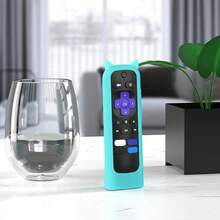 Cute Standing Silicone Remote Control Cover For Roku TV Remote/ Roku Player Remote/ Roku Voice Remote (Without Headphone Jack), Glow In The Dark Remote Case For Roku Express 4K+ HD Streaming Stick 4K Premiere Streambar Soundbar LE SE Streaming Media Device Remote Insulation, Galentines, Puppy, Carnival,Women's Day,Travel Essentials,Wedding Favours,Y2k,Bedroom,Car Accessories Women,Kitchen Decor - Multicolor - View 6