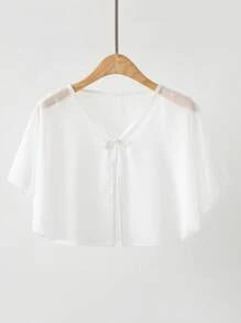 1 Stück Damen Sommer leichter Schal, einfaches modisches Kleid-Accessoire zum Sonnenschutz