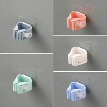 1/2/4/6/8pcs, Mop Holder, Mop Hook, Mop Clip, Wall Mounted Mop And Broom Storage Clip, Mop Hanging Rack, Multifunctional Tools Storage Clip For Bathroom Kitchen Garden, Cleaning Accessories, Household Gadgets No-Drill