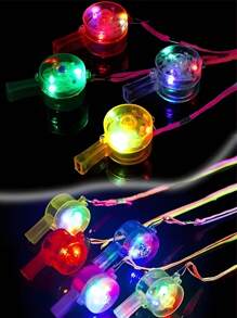 15 Colorful LED Lighting Whistles To Brighten Up The Atmosphere. Party Props, Party Gifts, Birthday, Party Gifts, Gift Recommendations, Halloween, Christmas, New Year Gift Recommendations, Concert, Carnival, Club Carnival Props