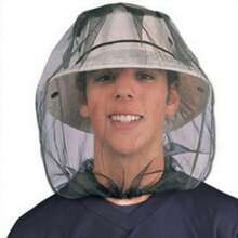 1pc/3pcs Mosquito Net Hat Mesh Face Cover, Breathable, Fits Most Hats, Suitable For Outdoor Activities Like Camping And Fishing, Summer Gift, Random Color