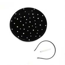 1 pieza Accesorios Y2k Fascinators Sombreros Mujer Tocado de Cabello Dorado 20s 50s Sombrero de Perlas Falsas Sombrero Pillbox del Kentucky Derby Diadema para Mujer Accesorios de Sombrero para Fiesta de Té Sombrero Mini Sombrero Pequeño, Artículos Escolares