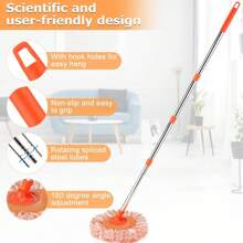 1Pc Wall Mop,Wall Mop Cleaner With Long Handle,Cleaning Mop,Multi-Functional Wall Cleaning Mop,Dusters For Cleaning,Long Handled Duster,Extendable Duster,Back To School Must Haves,Floor Wall Tile Glass Window Car Cleaning Mop,Splicing Wet And Dry Ceiling Mop,High-Quality Baseboard Cleaner,Professional-Grade Baseboard Cleaner Tool With Handle,Superior Quality Dust Mop,Efficient Ceiling Fan Cleaner Duster