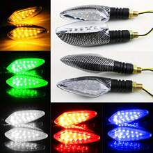 2pcs 12V Motorcycle Signal Indicator Led LED Daytime Running Flowing Water Tail Turn Signal Indicators Flasher Turn Signal Lamp - Multicolor - View 6
