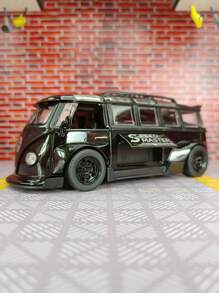 ESCBBXX 1 pièce Modèle de voiture classique vintage T1, corps en alliage de zinc, les portes des deux côtés et le coffre peuvent être ouverts, avec effets sonores et d'éclairage simulés, voiture jouet de haute qualité pour enfants, convient pour la collection et les cadeaux d'anniversaire pour les enfants, rentrée scolaire