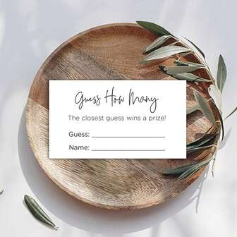 100/50/30 PCS How Many Game Cards Shower Games Bridal Shower Birthday Game,Minimalist Bridal Shower Game,Wedding Shower Games,Bachelorette Party Night,Bridal Shower Games Ideas