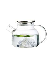 1 Set 2025 Heat Resistant Glass Teapot Set, 1 Teapot And 4 Teacups, Household Tea Set, Office Tea Kettle Back To School