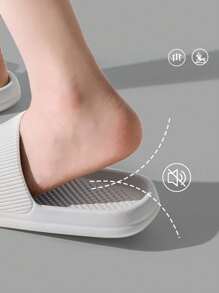 1 par de zapatillas de interior de EVA, zapatillas de hombre, zapatillas antideslizantes de mujer para el baño, para viajes de negocios en hotel, zapatillas ligeras, chanclas, zapatillas de baño, cómodas zapatillas antideslizantes de suela blanda para uso casual al aire libre en la playa, zapatos multiusos, zapatillas antideslizantes y silenciosas de suela gruesa, zapatillas de hogar de suela blanda y suave, resistentes al desgaste y al olor, adecuadas para baños y dormitorios durante la temporada de vuelta al colegio.